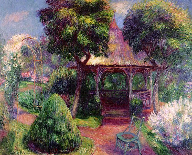 William Glackens Garden at Hartford china oil painting image